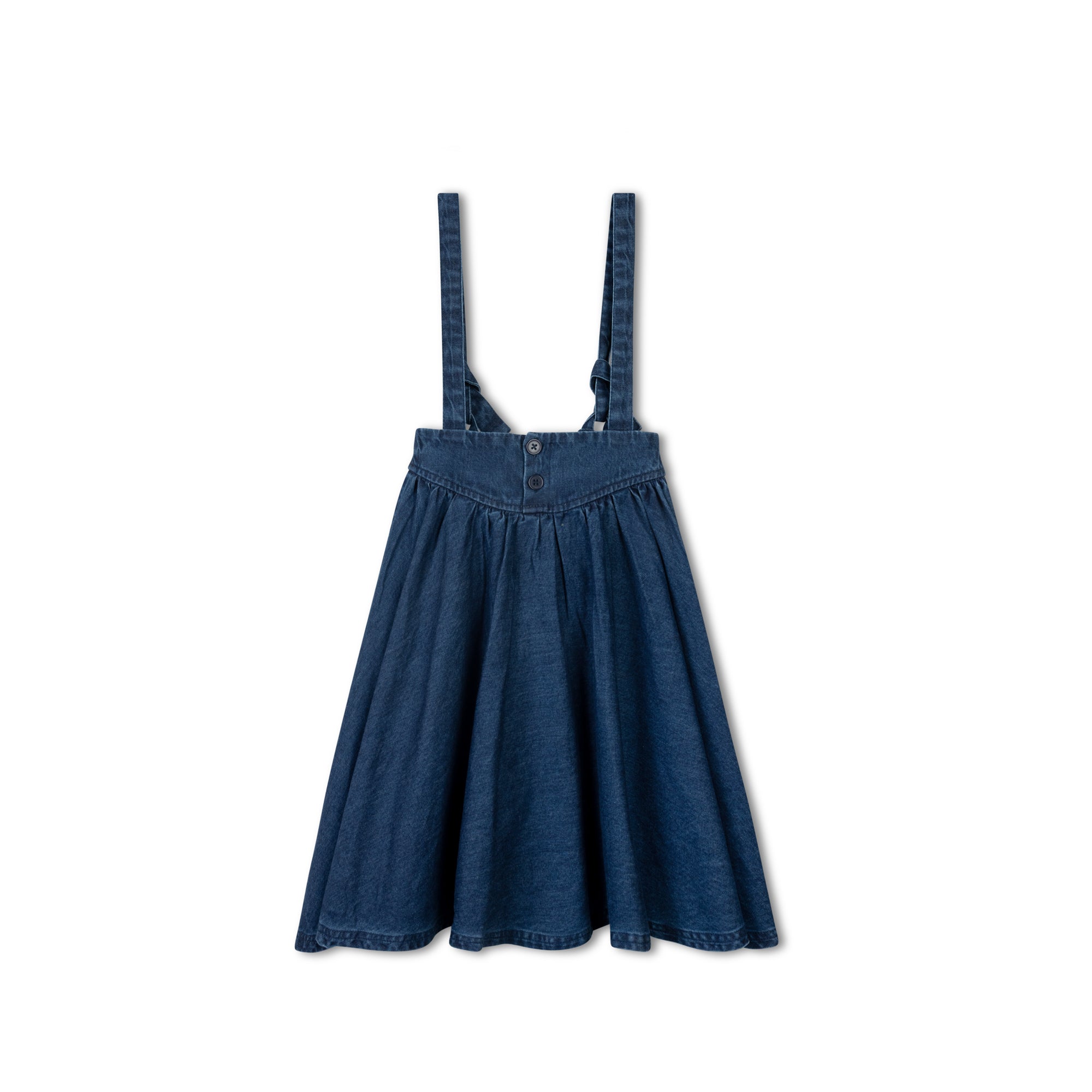 Denim Jumper RUNS VERY BIG. TAKE 1 SIZE DOWN