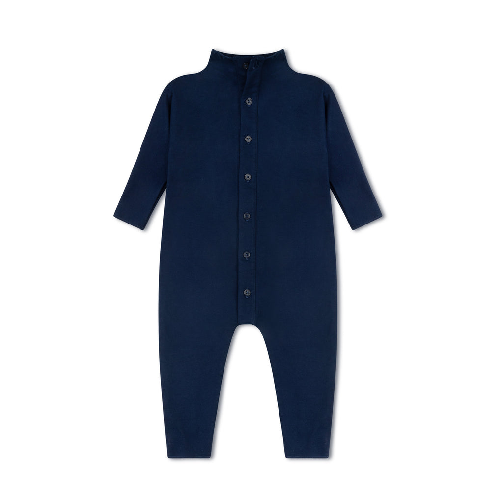 Unisex Drapey Romper Navy