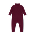 Unisex Drapey Romper Maroon