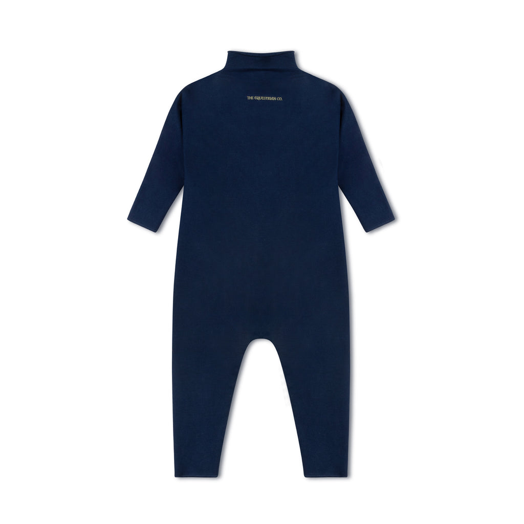 Unisex Drapey Romper Navy