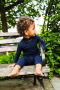 Unisex Drapey Romper Navy