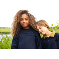 Girls Navy French Terry Jumper
